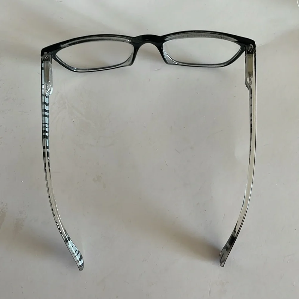 Lulu Guinness Black White Zebra Print Eyeglass Frame LR 74 1.5 53[]18 145